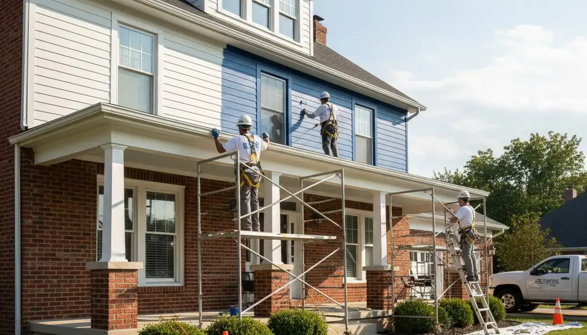 Professional painting crew serving Louisville, KY for interior and exterior home painting services