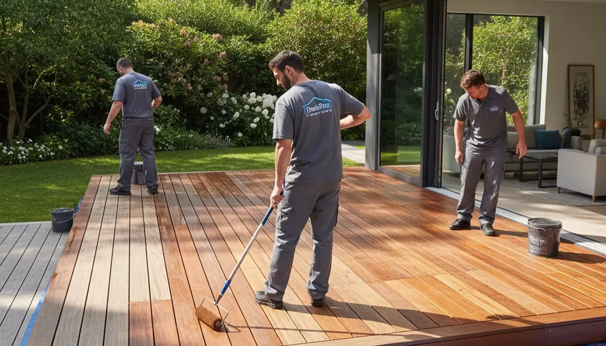 Professional deck painting in Louisville, KY by Louisville Paint Pros