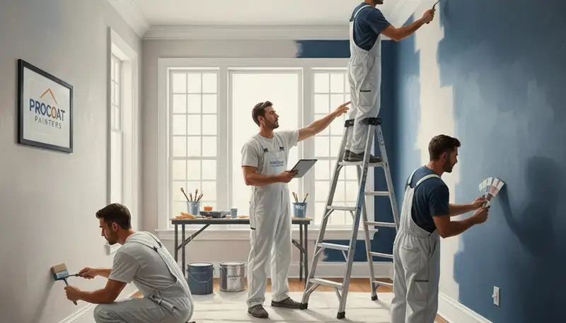 Interior house painting in Louisville, KY for durable, clean finishes by Louisville Paint Pros
