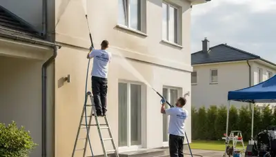Pressure cleaning service in Louisville, KY to remove dirt, pollen, and moisture buildup from exterior surfaces